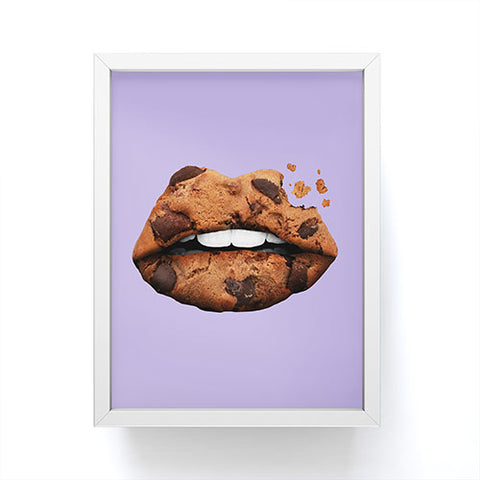 Jonas Loose Cookie Lips Framed Mini Art Print