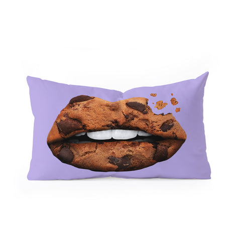 Jonas Loose Cookie Lips Oblong Throw Pillow