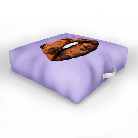 Jonas Loose Cookie Lips Outdoor Floor Cushion