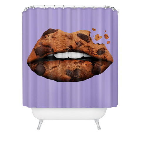 Jonas Loose Cookie Lips Shower Curtain