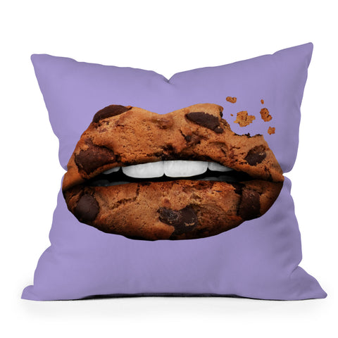 Jonas Loose Cookie Lips Throw Pillow