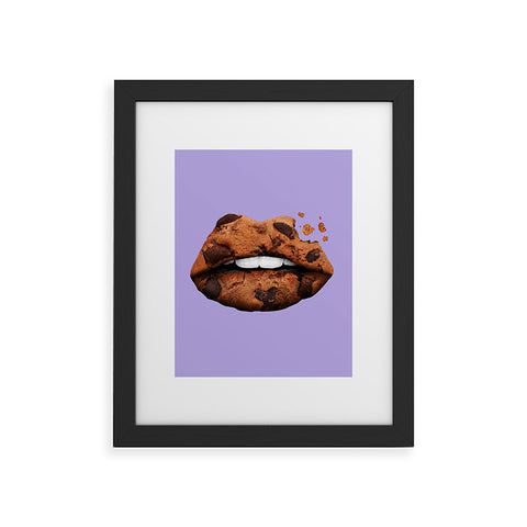 Jonas Loose Cookie Lips Framed Art Print