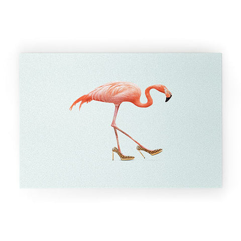 Jonas Loose FANCY FLAMINGO Welcome Mat