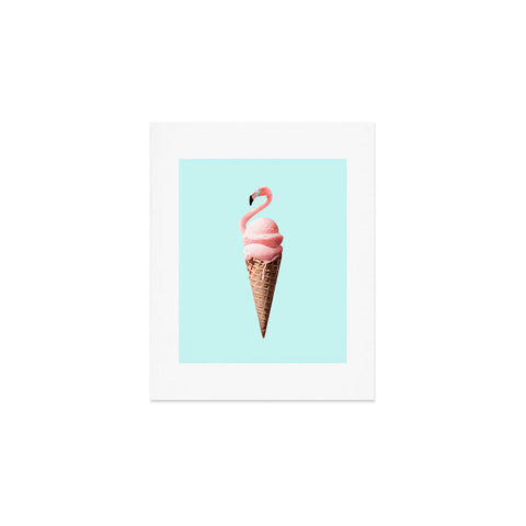 Jonas Loose Flamingo Cone Art Print