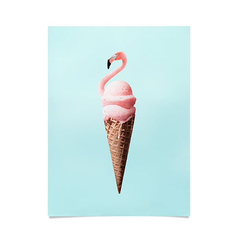 Jonas Loose Flamingo Cone Poster