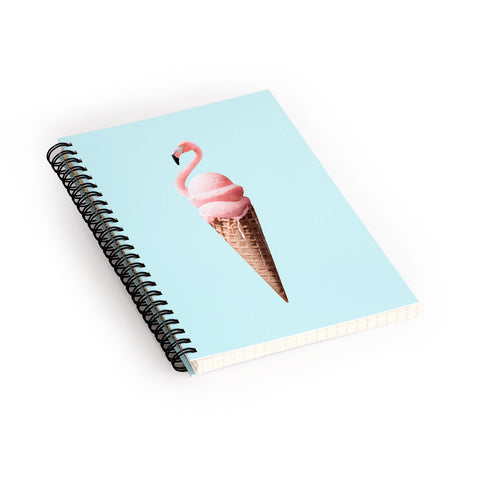 Jonas Loose Flamingo Cone Spiral Notebook