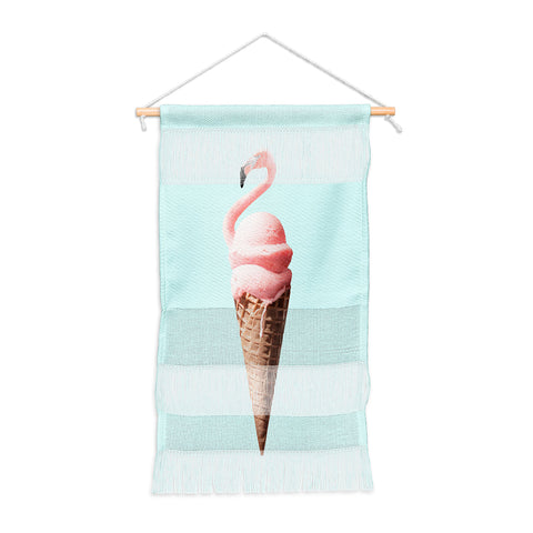 Jonas Loose Flamingo Cone Wall Hanging Portrait