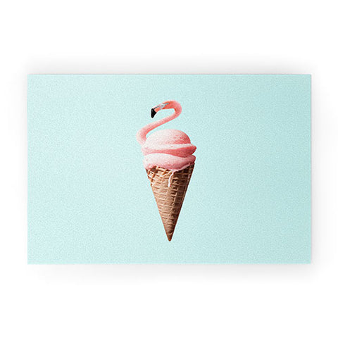 Jonas Loose Flamingo Cone Welcome Mat