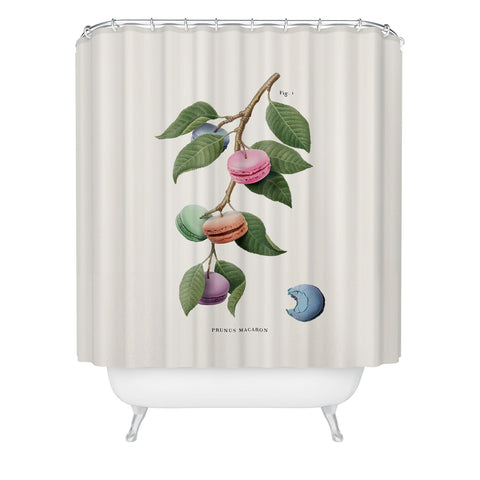 Jonas Loose Macaron Plant Shower Curtain