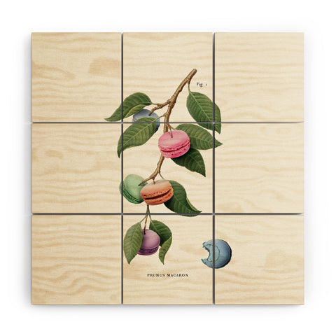 Jonas Loose Macaron Plant Wood Wall Mural