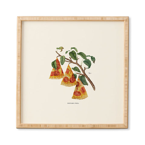 Jonas Loose Pizza Plant Framed Wall Art