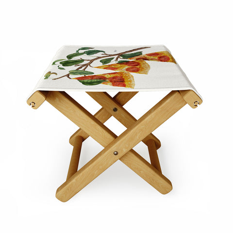 Jonas Loose Pizza Plant Folding Stool