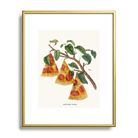 Jonas Loose Pizza Plant Metal Framed Art Print