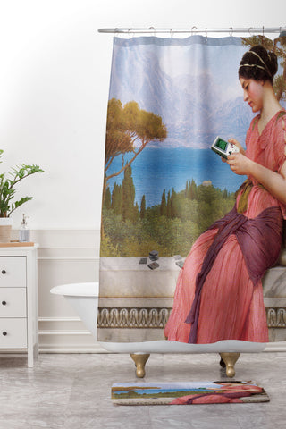 Jonas Loose The Game Of Love Shower Curtain And Mat