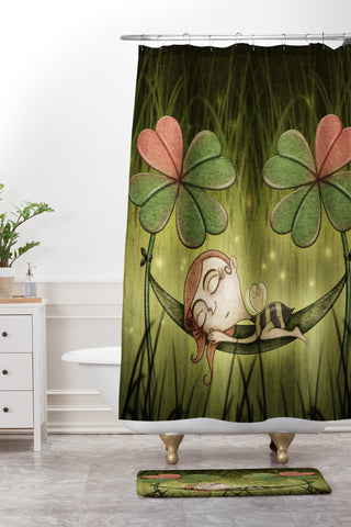 Jose Luis Guerrero Bee Shower Curtain And Mat