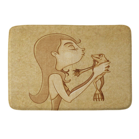 Jose Luis Guerrero Beso 3 Memory Foam Bath Mat