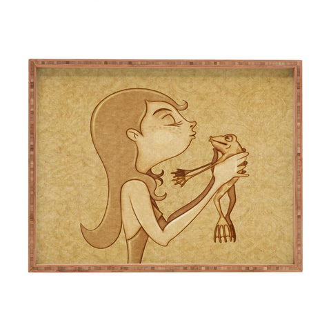 Jose Luis Guerrero Beso 3 Rectangular Tray
