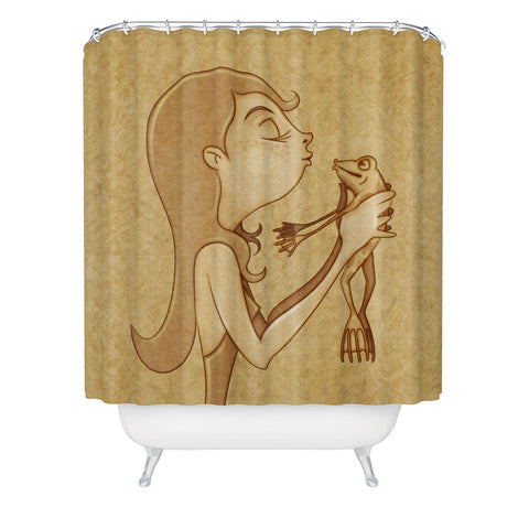 Jose Luis Guerrero Beso 3 Shower Curtain