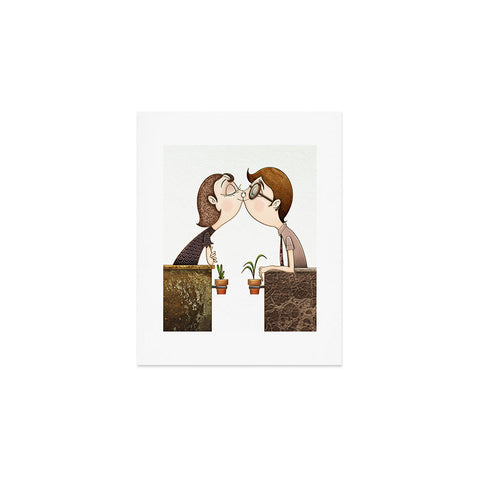 Jose Luis Guerrero Beso Art Print