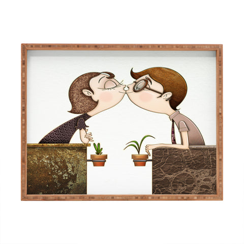 Jose Luis Guerrero Beso Rectangular Tray