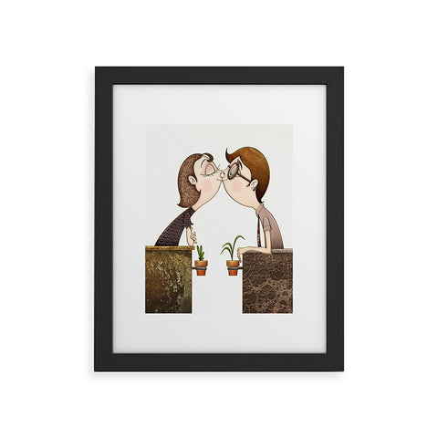 Jose Luis Guerrero Beso Framed Art Print