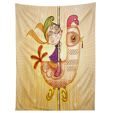 Jose Luis Guerrero Carousel 2 Tapestry