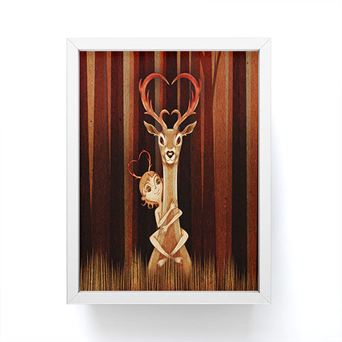 Jose Luis Guerrero Deer 1 Framed Mini Art Print