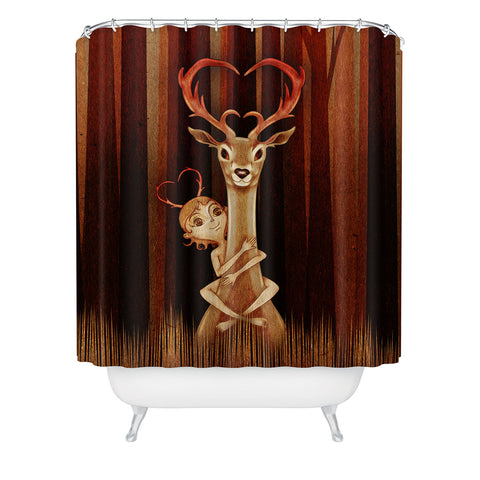 Jose Luis Guerrero Deer 1 Shower Curtain