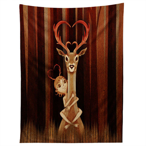 Jose Luis Guerrero Deer 1 Tapestry
