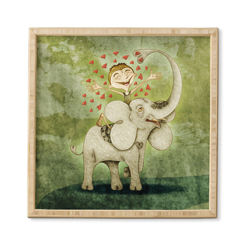 Jose Luis Guerrero Elephant 2 Framed Wall Art