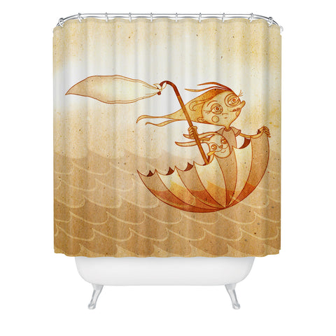 Jose Luis Guerrero Freedom 2 Shower Curtain
