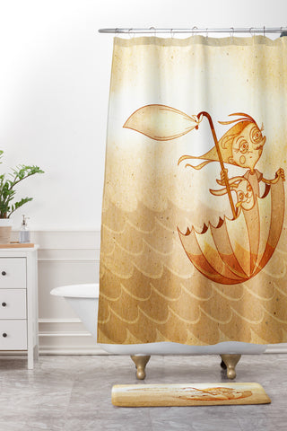 Jose Luis Guerrero Freedom 2 Shower Curtain And Mat
