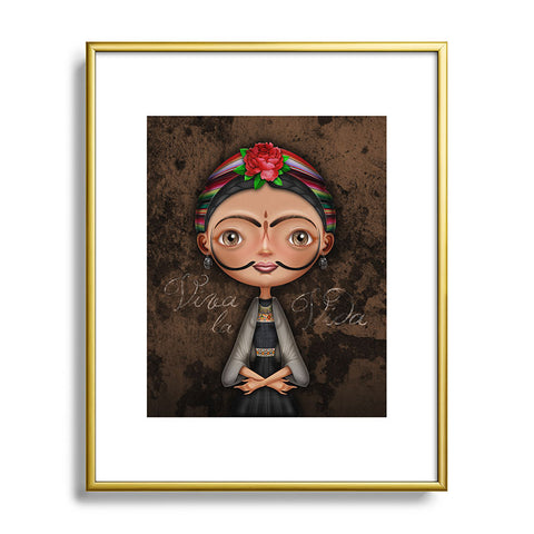 Jose Luis Guerrero Fridali Metal Framed Art Print