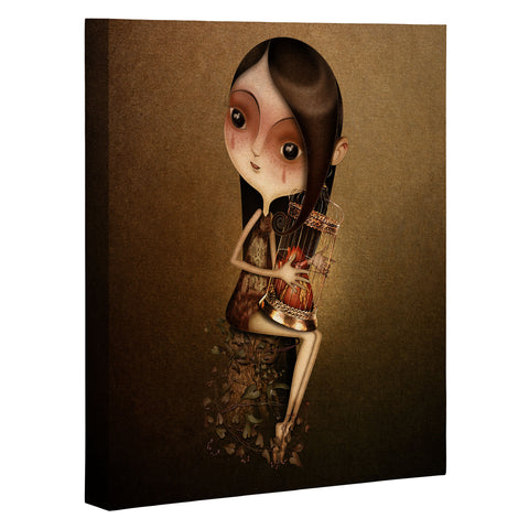 Jose Luis Guerrero Gold Cage Art Canvas