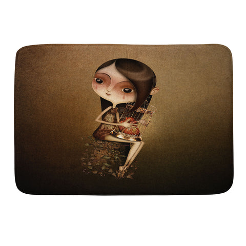 Jose Luis Guerrero Gold Cage Memory Foam Bath Mat