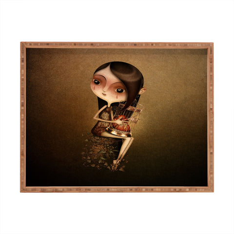 Jose Luis Guerrero Gold Cage Rectangular Tray