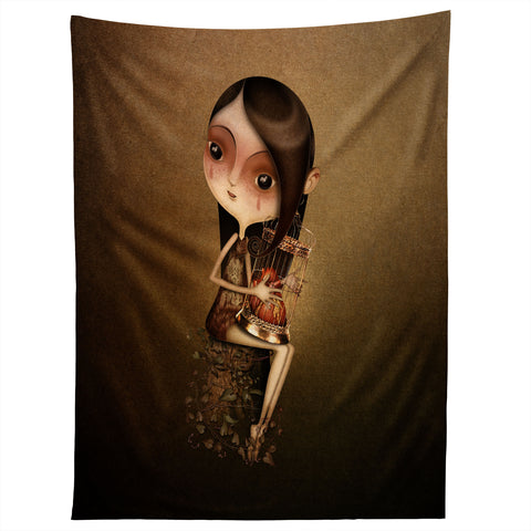 Jose Luis Guerrero Gold Cage Tapestry