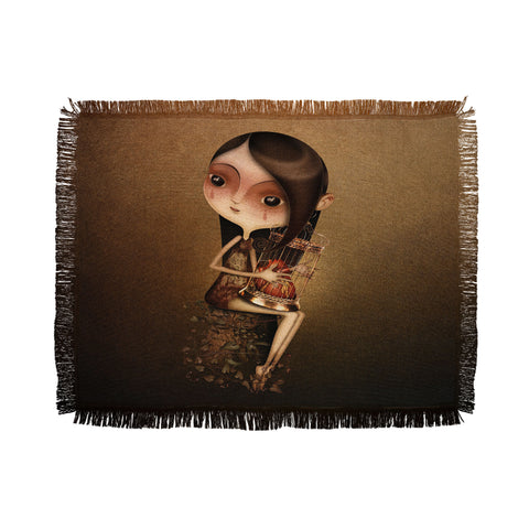 Jose Luis Guerrero Gold Cage Throw Blanket