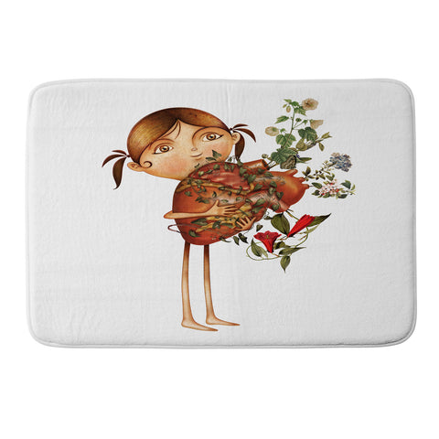 Jose Luis Guerrero Happy Place Memory Foam Bath Mat