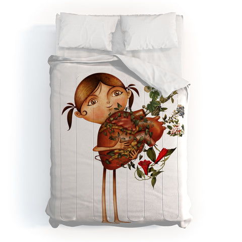 Jose Luis Guerrero Happy Place Comforter