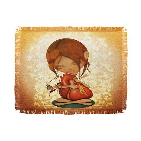 Jose Luis Guerrero Heartache Throw Blanket