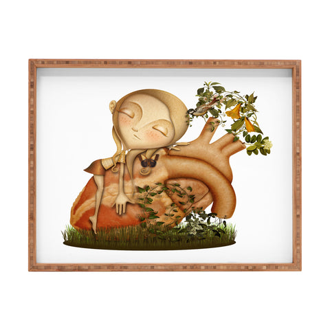 Jose Luis Guerrero Lullaby Rectangular Tray