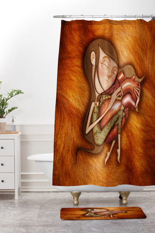 Jose Luis Guerrero Lullaby2 Shower Curtain And Mat