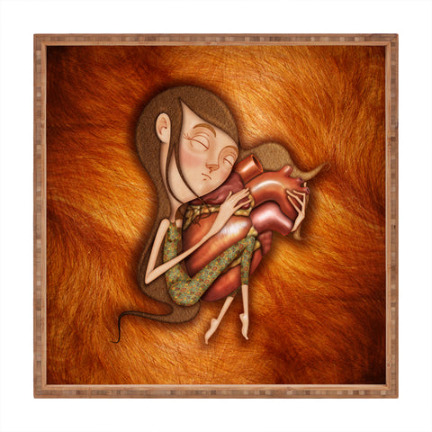 Jose Luis Guerrero Lullaby2 Square Tray