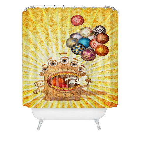 Jose Luis Guerrero Monster Shower Curtain