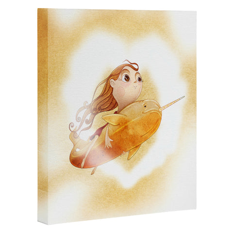 Jose Luis Guerrero Narwhal Art Canvas