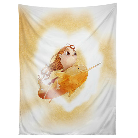 Jose Luis Guerrero Narwhal Tapestry