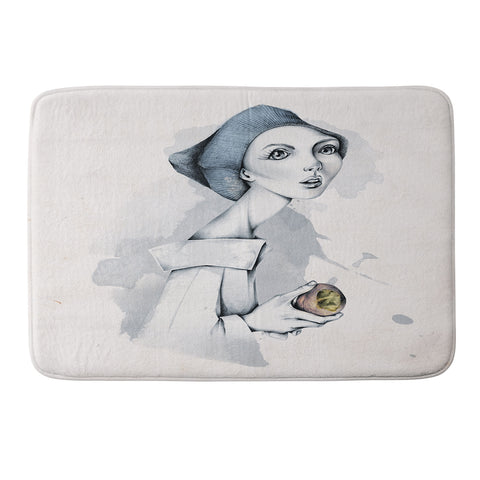 Jose Luis Guerrero Peach Memory Foam Bath Mat
