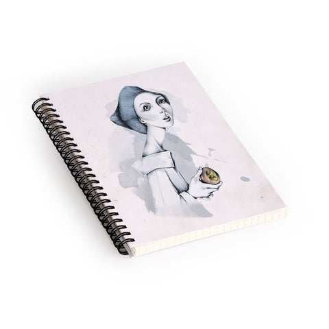 Jose Luis Guerrero Peach Spiral Notebook