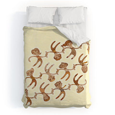 Jose Luis Guerrero People Duvet Cover